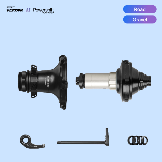 SET: Powershift Hub ETS Cassette 142mm with Hubshell (TRP Vistar)