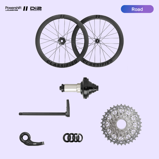 SET: Powershift Hub ETS cassette 142mm with Wheels (Shimano integration)